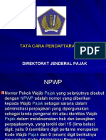 Tata Cara Pendaftaran NPWP