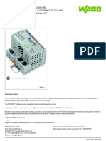 Data Sheet - Item Number: 750-8212/025-002 Controller PFC200 2nd Generation 2 X ETHERNET, RS-232/-485 Telecontrol Technology Ext. Temperature ECO