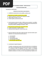 PARCIAL #2 Ciencia Politica