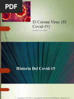 El Corona Virus (El Covid-19)