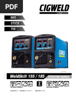 WeldSkill 155 - 185 Operating Manual