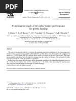 Applied Thermal Engineering Volume 25 Issue 11-12 2005experimental Study of Fire Tube Bo