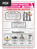 Ejercicios Del Adjetivo para Tercero de Secundaria