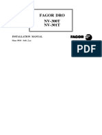 Fagor Dro NV-300T NV-301T: Installation Manual