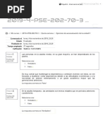 Ejercicios de Autoevaluación de La Unidad V