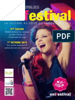 UNIFESTIVAL 2015 Dossier-Sponsoring