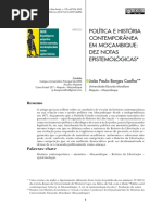 Política e História em Mocambique