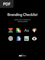 Branding Checklist: Review What'S Needed To Create A Brand