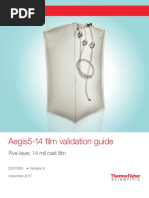 Aegis5-14 Film Validation Guide: Five-Layer, 14 Mil Cast Fi LM