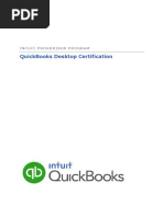 Quickbooks Certification Workbook