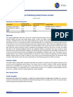 Outlook Publishing (India) Private Limited: Summary of Rated Instruments