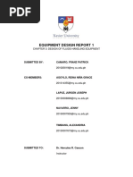 Equipment Design Problems (EDR-1) (Fluids-Handling Equipment)