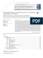 Energy Storage Systems For Renewable Energy Power Sector Integetion and Mitigation of Intermittency