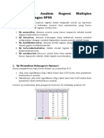 Cara Melakukan Analisis Regresi Multiples