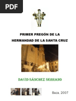 I Pregón de La Santa C, Por David Sánchez Serrano. Año 2007