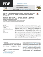 Influence of Salinity and Rare Earth Elements On Simultaneous Removal of CD, CR, Cu, HG, Ni and PB From Contaminated Waters by Living Macroalgae