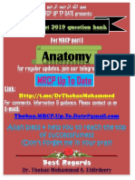 Clinical Science Anatomy MRCP 1 Pastest 2019 Q Bank