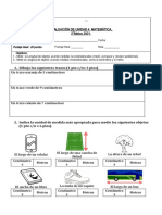 Ev. Matemática 2° Año Básico SIsisi