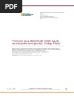 Protocolo para Atención de Infarto Agudo de Miocardio en Urgencias. Código Infarto Autor Varios