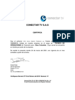 CONECTAR TV S CARTA CARNET Stid