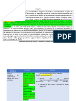 SUGERENCIASPlanificación de Unidad 3 1° MEDIO