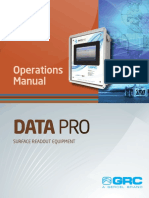 Data Pro Operations Manual Rev AE