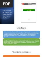 Clasificación de Tierras Por Capacidad de Uso Mayor (CUM)