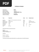 Certificate of Analysis: Biotin