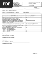 QF 7-DRRM-Quarterly Earthquake Drill Form