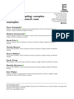 Purposive Sampling - Complex or Simple? Research Case Examples