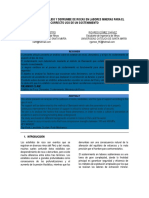 Grupo RMR Estudio Del Estallido y Derrumbe de Rocas en Labores Mineras para El Correcto Uso de Un Sostenimiento