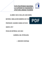 Reporte Fortran Simulacion