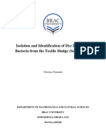 Isolation and Identification of Dye Degrading Bacteria From The Textile Sludge (Soil) Sample