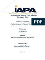 Tarea 1 Analisis y Modificacion de La Conducta