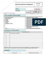 Forma GA-13-F01 Requisición de Servicios Generales