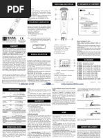 Hanna-Instruments Hi 98127 PH Electrode Datasheet