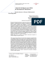 Sistema de Evaluación Inteligente para Medir Habilidades de Razonamiento Matemático