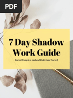 7 Day Shadow Work Guide