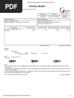 Official Receipt: Global Indian International School