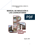 Manual Curso de Inducción 2021 para Ingresar A La UPN 151 Toluca