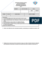 Examen Complementario Selva