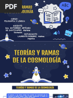 Teorías y Ramas de La Cosmología