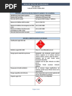 Hoja de Datos de Seguridad: Seccion 1: Identificacion Del Producto Quimico Y de La Empresa