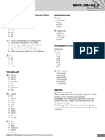 English File: Answer Key