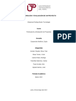 Avance de Proyecto 2 - Formulacion y Evaluacion de Proyectos-2