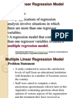 Multiple Regression Model