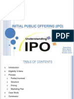 Initial Public Offering (Ipo) : Richa Shah Neha Shukla Himani Sheth Darshan Joshi