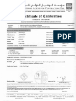 !certificate of !calibration: International Agent For"Contracting Est