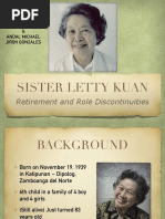 Sister Letty Kuan: Retirement and Role Discontinuities