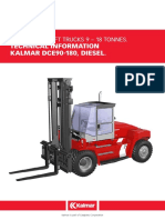 Kalmar DCE160-12 Diesel 16T Forklift 20151006